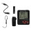 Schwarzes digitales LCD-Mini-Metronom USB 1000 mAh 2