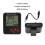 Schwarzes digitales LCD-Mini-Metronom USB 1000 mAh 10