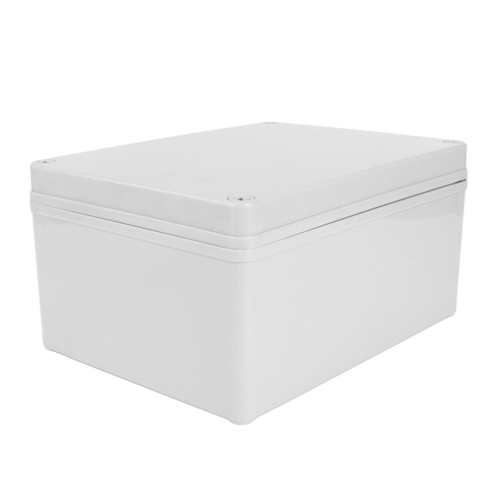 Weatherproof Outdoor Junction Box Gray Abs Plastic Ip67 With Mounting Plate 9351353847905