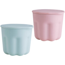 2 Sets Pp-Waschschale Reinigungspad Aus Silikagel