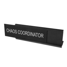 Sign Lustige Schreibtischschild Chaos Coordinator Für Bürodekoration