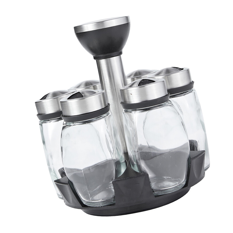 Rotating Spices Organizers Storage Rack With Bottles Salt 7755000163875