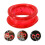 10Pcs Red Silicone Thumb Inserts Rings for Grooming Scissors 10