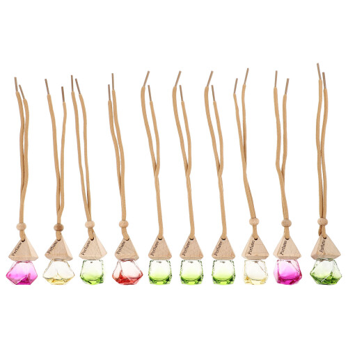 Wood Car Aromatherapy Bottle For Car Interior 10pack 2