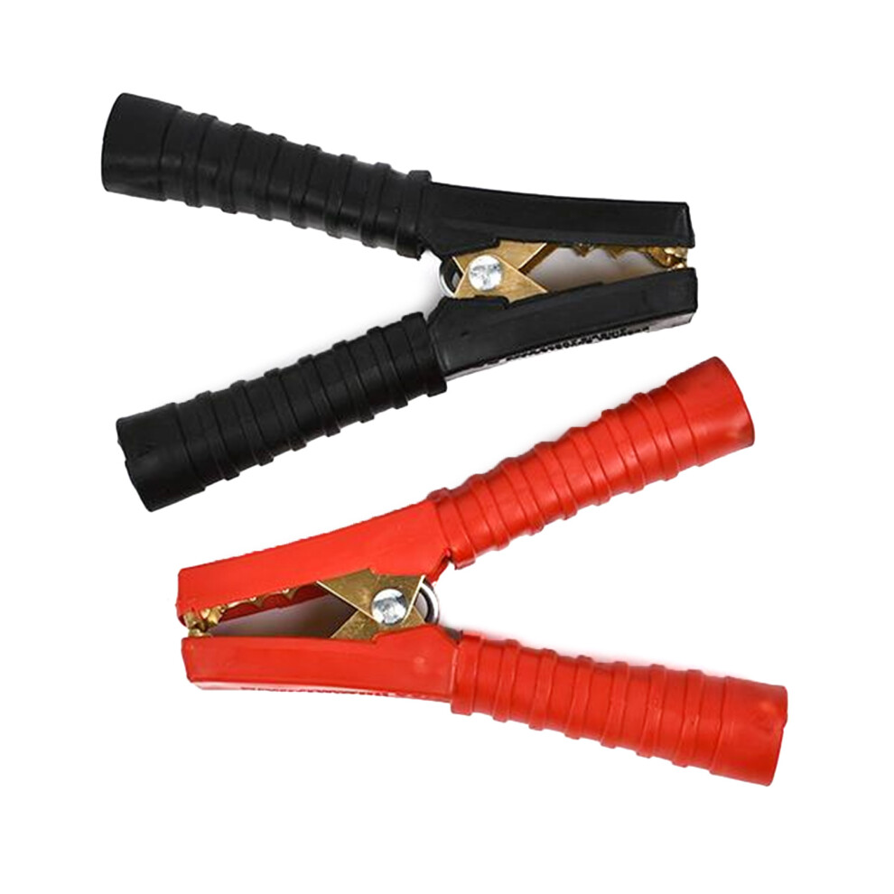 2Pcs 200A Electrical Alligator Battery Clip Insulated Wire 7754000163564