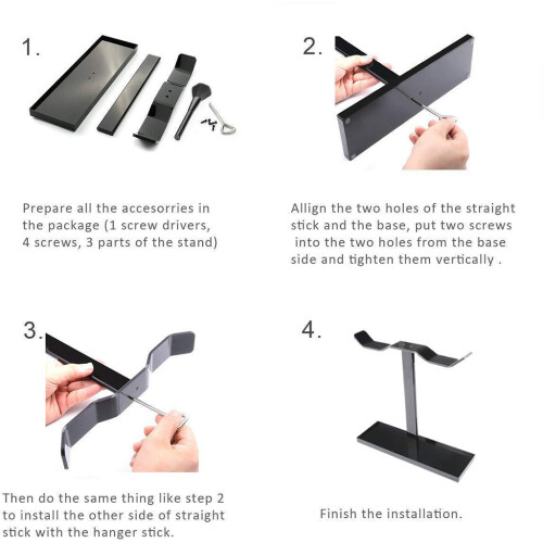 Universal Anti-Scratch Headphone Stand Headset Holder Gaming 2
