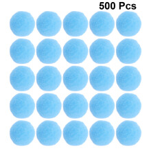 500Pièces Boules Douces Bleues Pour Accessoires DIY