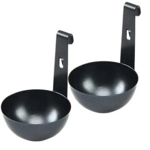 Pack of 2 Stainless Steel Hangable Eggs Poaching Cups for
