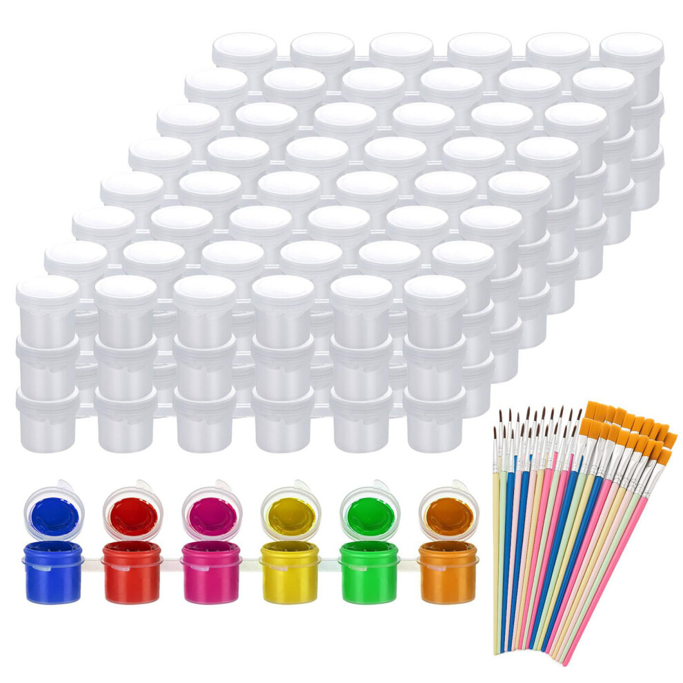 50Pcs Plastic Empty Paint Canisters Art Crafting Set Dynamic 7695000137844