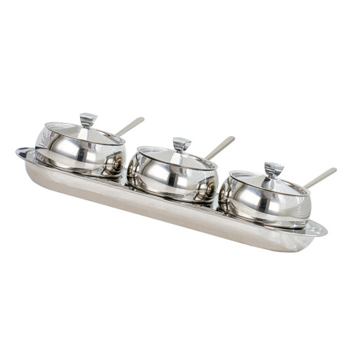 High Quality 304 Stainless Steel Spices Container With Lid