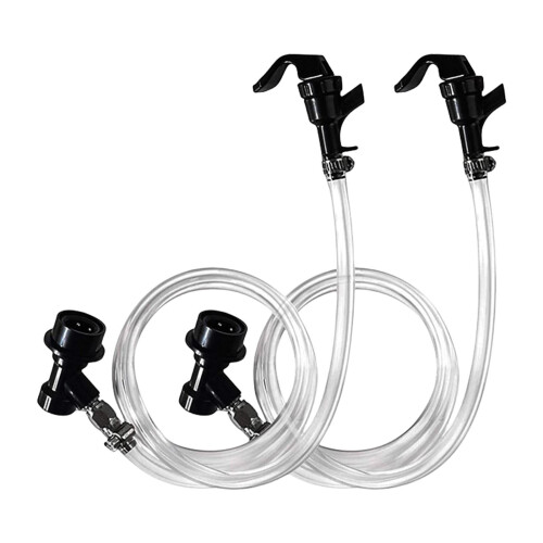 Practical Ball Lock Line Assembly Picnics Tap Faucet with Clear