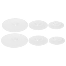 Raindrops Spoelkap Wit 6 Stuks 1,6 Inch Voor Enthousiasten