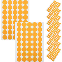 Kleine Runde Klebepunkte Orange 10 Blätter