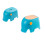 2Stk PP Rutschfester Kinderkleinhocker 1