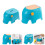 2Stk PP Rutschfester Kinderkleinhocker 4