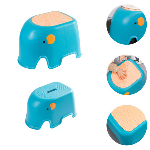 2Stk PP Rutschfester Kinderkleinhocker 2
