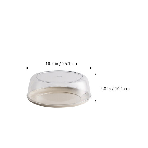 Schutzhaube Gemüseabdeckung 26,1 X 10,1 Grau 1