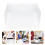 2Stk Transparente Aufbewahrungsbox Polling Container Organizer 4