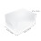 2Stk Transparente Aufbewahrungsbox Polling Container Organizer 2