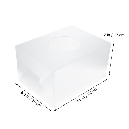 2Stk Transparente Aufbewahrungsbox Polling Container Organizer 1