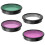 1 Set/4 . Tragbares Kameraobjektiv Filter Set 11