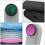 1 Set/4 . Tragbares Kameraobjektiv Filter Set 4