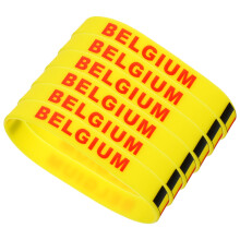 6 Mehrfarbige Sport-Armbänder Für Fußball-Fans