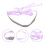 3 Teile Abendkleid Taillengürtel Hochzeitsaccessoire 10