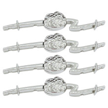 4 Stuks Metalen Knopen Kleding Accessoires