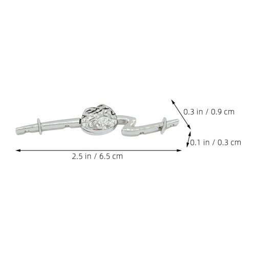 4 Stuks Metalen Knopen Kleding Accessoires 2