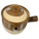 Earthen Pottery Topf Zwiebel Ton Mit Deckel 7