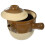 Earthen Pottery Topf Zwiebel Ton Mit Deckel 10