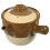 Earthen Pottery Topf Zwiebel Ton Mit Deckel 2
