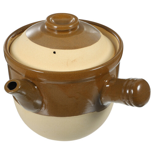 Earthen Pottery Topf Zwiebel Ton Mit Deckel 1