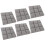 6 Stk. Schallabsorptionsmatte Schallabsorbierende Baumwolle 8