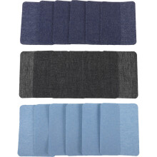 18Stück Reparatur Patch Denim Aufnäher Selbstklebend