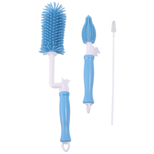 3Pièces Brosses Nettoyage Silicone Sucettes Bébé 2