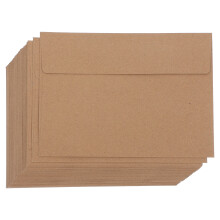 50St Großpackung Beschreibbare Selbstklebende Umschläge Für Grußkarten