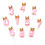 Set Aus 3 Geburtstagskerzen Kinderkerzen Toppers 1