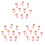 Set Aus 3 Geburtstagskerzen Kinderkerzen Toppers 2