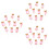 Set Aus 3 Geburtstagskerzen Kinderkerzen Toppers 6