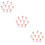 Set Aus 3 Geburtstagskerzen Kinderkerzen Toppers 9