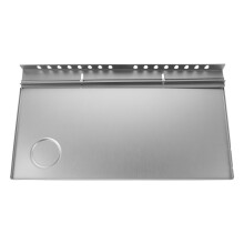 Malpalette Staffelei Tablett Grau Aluminium 1 Stk