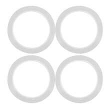 4Stk Violin Aufkleber PVC Weiß Mit Noten Und Phonischen Symbolen