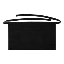 Schwarze Kurzschürze Bar Unisex Universal Für Männer Und Frauen
