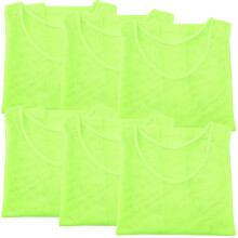 6Stück Fußball Trainingsweste Waschbares Equipment Kind Polyester