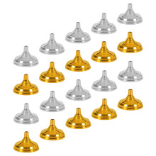 30Stk Flaggenmastfuß Kunststoff Gold Für Schreibtisch