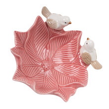 Mlins Stand Schmuck Tablett Stapelbar 14,50x14,50x4,50 cm Rosa