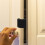 2 Deurstopper Foam Sluitclip Bumper Klemscherm Zwart 5
