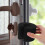 2 Deurstopper Foam Sluitclip Bumper Klemscherm Zwart 4